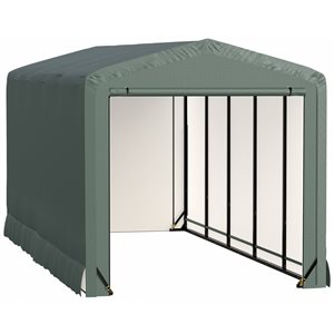 ShelterLogic ShelterTube 10-in x 23-in x 10-in Green Garage and Storage Shelter