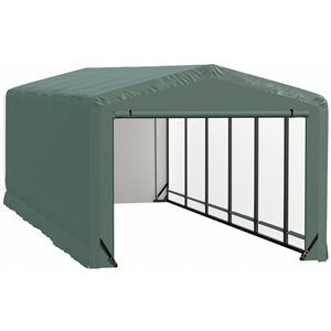 ShelterLogic ShelterTube 10-in x 27-in x 8-in Green Garage and Storage Shelter