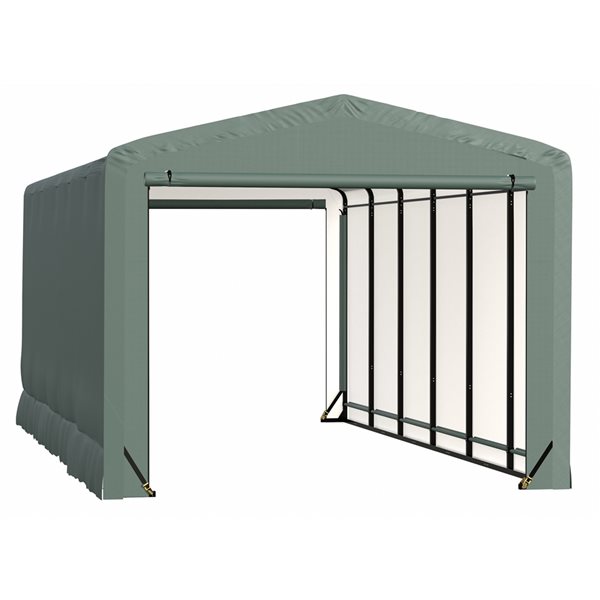 ShelterLogic ShelterTube 12-in x 27-in x 10-in Green Garage and Storage Shelter