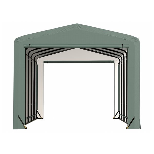 ShelterLogic ShelterTube 12-in x 27-in x 10-in Green Garage and Storage Shelter