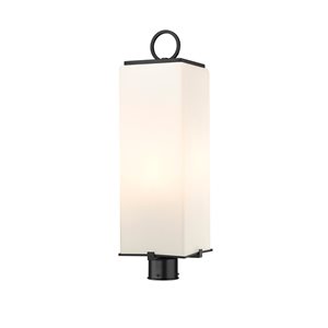 Z-lite Sana 3-Light 26.5-in Black Modern/contemporary Light Post Lantern