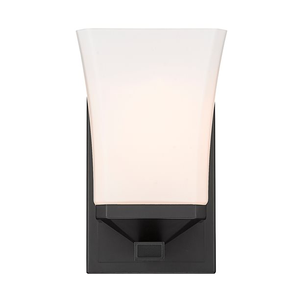 Z-lite Darcy 5-in 1-light Matte Black Traditional Wall Sconce