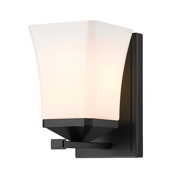 Z-lite Darcy 5-in 1-light Matte Black Traditional Wall Sconce