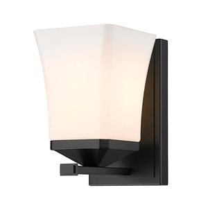 Z-lite Darcy 5-in 1-light Matte Black Traditional Wall Sconce