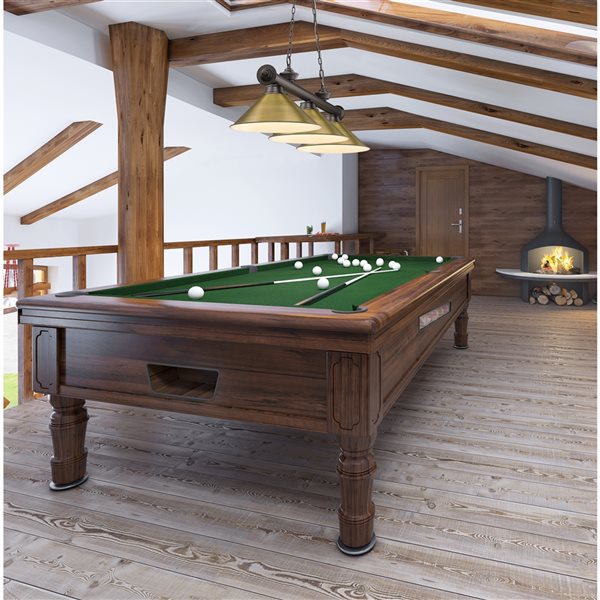 Z-Lite Cordon Bronze 3-Light Metal Pool Table Lighting