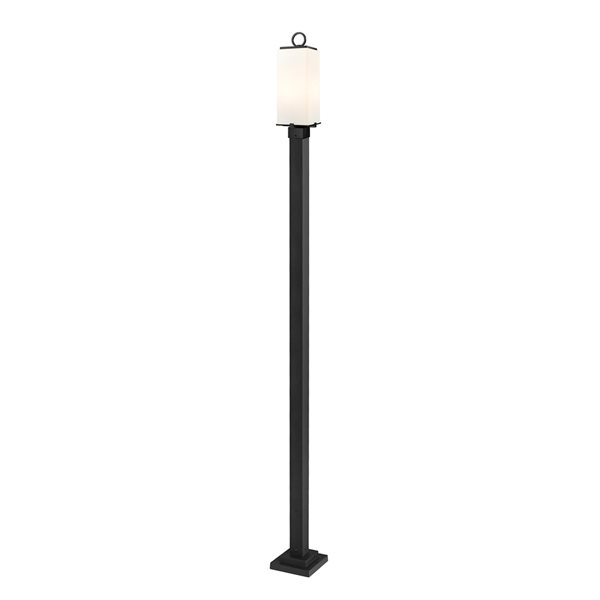 Z-lite Sana 114-in Black Hardwired Standard Complete Post Light