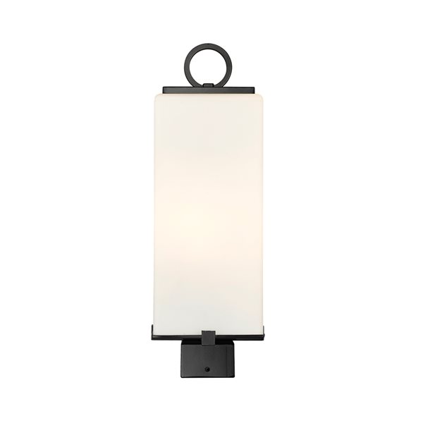 Z-lite Sana 2-Light 20-in Black Modern/contemporary Light Post Lantern