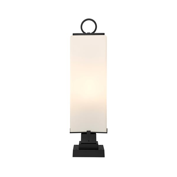 Z-lite Sana 3-Light 28.25-in Black Modern/contemporary Post Light