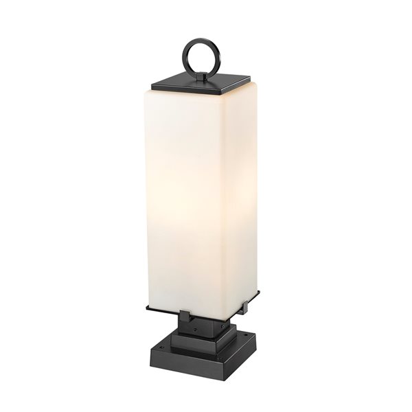 Z-lite Sana 3-Light 28.25-in Black Modern/contemporary Post Light