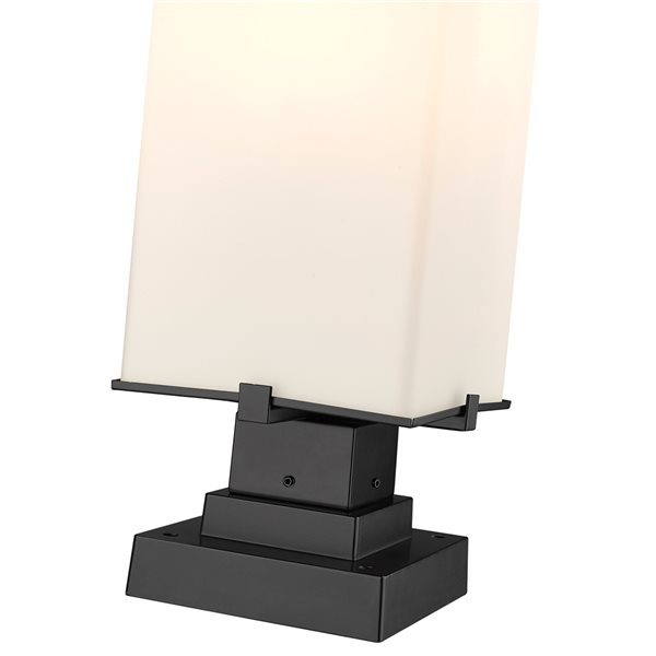 Z-lite Sana 3-Light 28.25-in Black Modern/contemporary Post Light