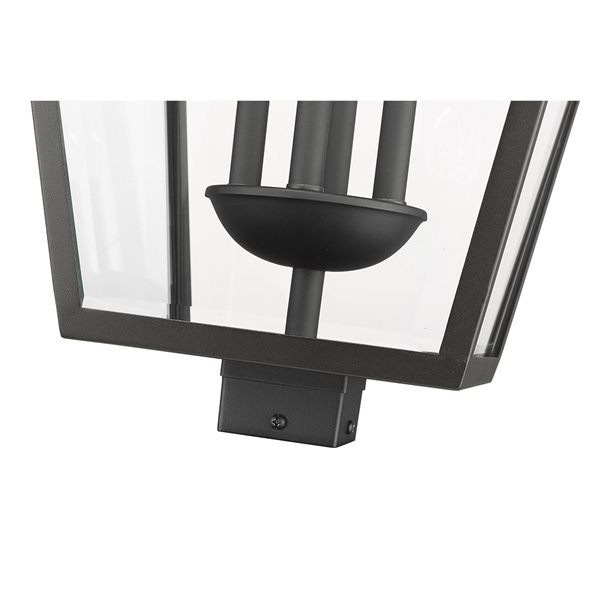 Z-lite Talbot 4-Light 33.75-in Black Traditional Light Post Lantern