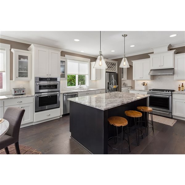 Z-lite Harper Brushed Nickel Modern/contemporary Clear Glass Cone Halogen Medium (10-22 Inches) Pendant Light