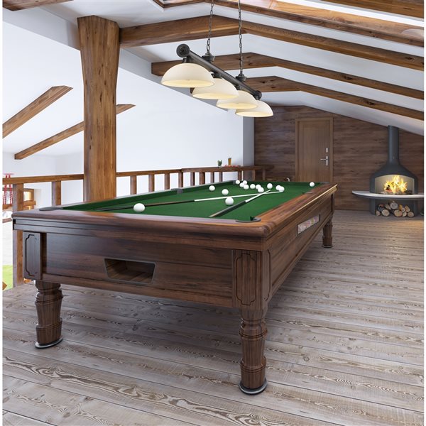 Z-Lite Cordon Bronze Plated 4-Light Frosted Pool Table Lighting