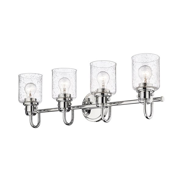 Z-lite Kinsley 4-light Chrome Traditional Vanity Light