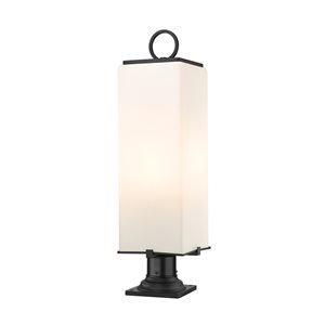 Z-lite Sana 3-Light 28.5-in Black Modern/contemporary Post Light