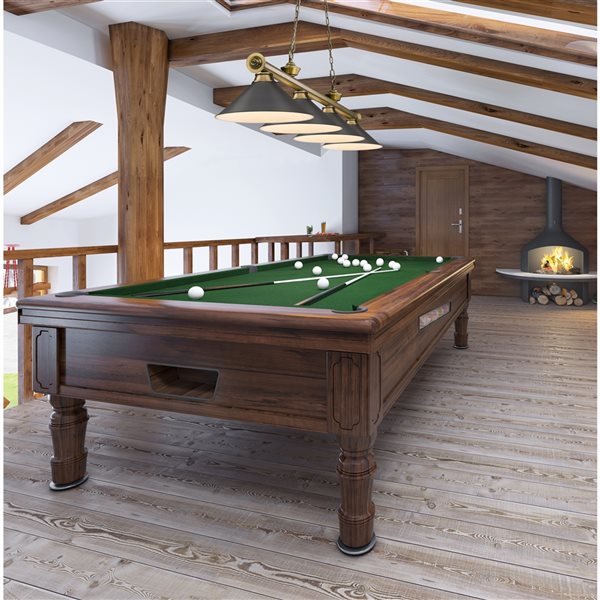 Z-Lite Cordon Rubbed Brass 4-Light Metal Pool Table Lighting