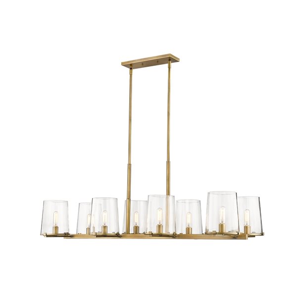 Z-Lite Callista 8-Light Oil-Rubbed Hardwired Kitchen Island Lighting