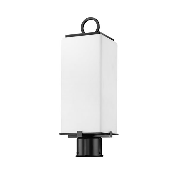 Z-lite Sana 2-Light 20.25-in Black Modern/contemporary Light Post Lantern