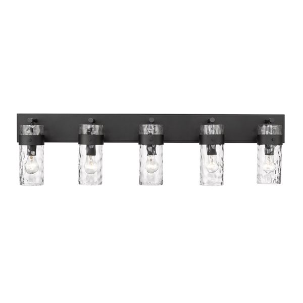 Z-lite Fontaine 5-light Black Traditional Vanity Light