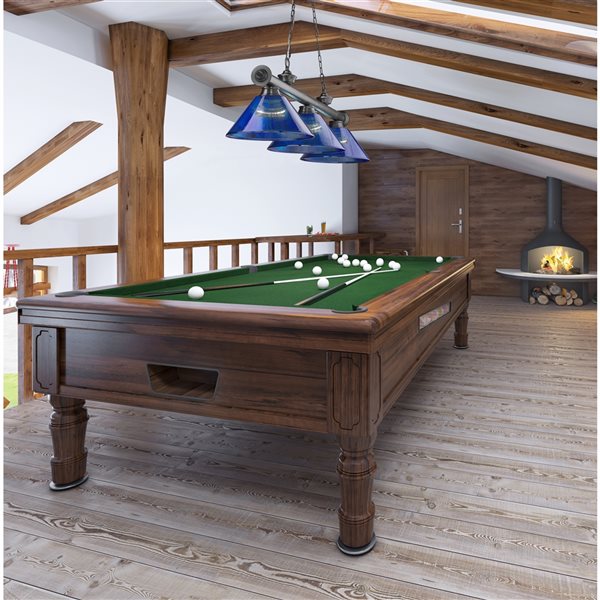 Z-Lite Cordon Bronze Plated 3-Light PVC Pool Table Lighting