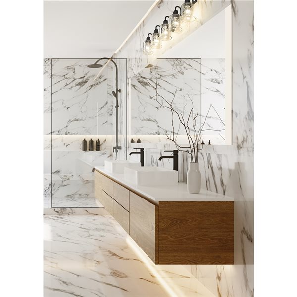 Z-lite Kinsley 5-light Black Traditional Vanity Light