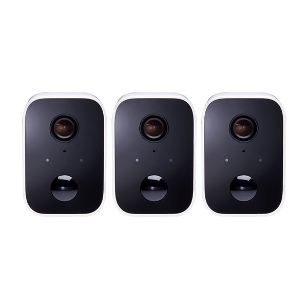 Swann CoreCam 1080p Wireless White Security Cameras - 3-Pack SESWIFI ...