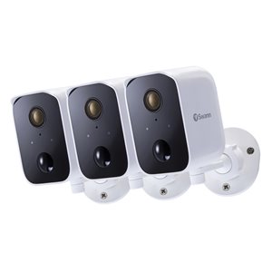 Swann CoreCam 1080p Wireless White Security Cameras - 3-Pack