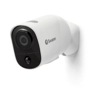 Caméra de sécurité d'extérieur Xtreem par Swann blanche Wi-Fi sans fil