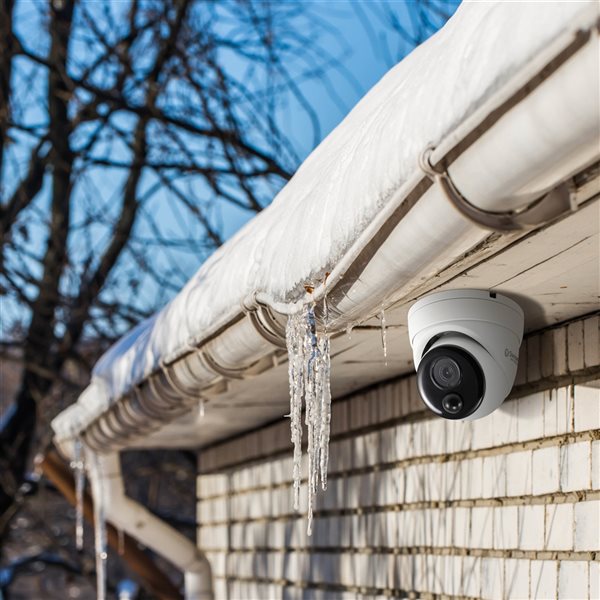 Caméra de surveillance sans fil Bluetooth Google Nest Cam intérieure-extérieure  Blanc neige - Caméra de surveillance