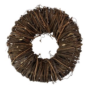 Northlight 4-in Brown Artificial Wreath Wreaths