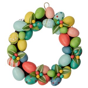 Northlight 14-in Colourful Easter Egg Wreath