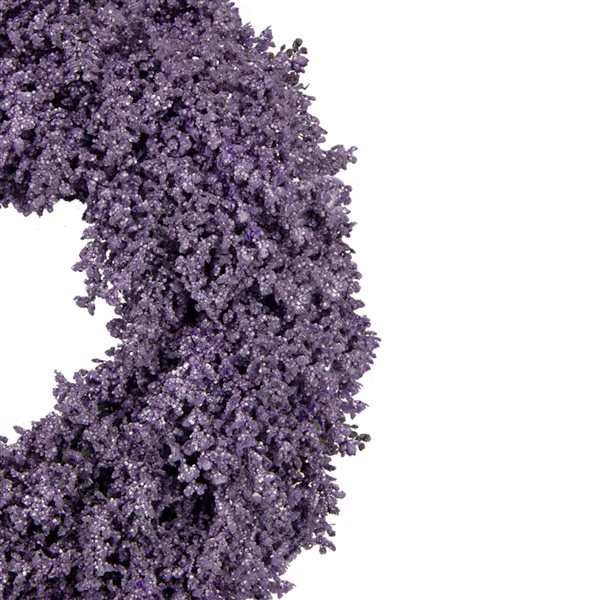 Northlight 18-in Purple Lavender Artificial Spring Floral Wreath