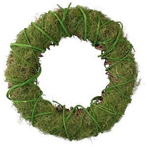 Northlight 15-in Green Moss and Vine Artificial Spring Twig Wreath