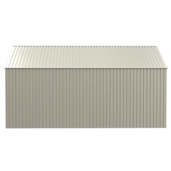 Arrow Elite 12-ft x 16-ft Cool Grey Galvanized Steel Storage Shed