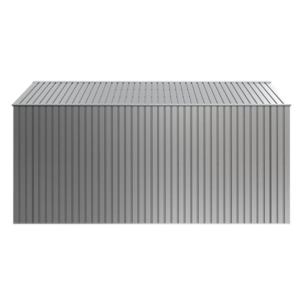 Arrow Elite 14-ft x 14-ft Silver Galvanized Steel Storage Shed