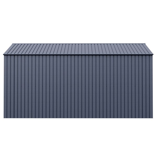 Arrow Elite 10-ft x 14-ft Anthracite Galvanized Steel Storage Shed