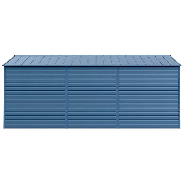 Arrow Select 14-ft x 17-ft Blue Grey Galvanized Steel Storage Shed