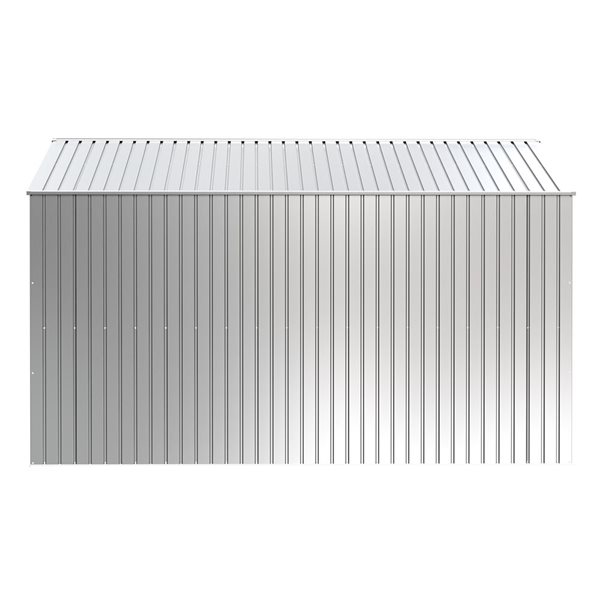 Arrow Elite 10-ft x 12-ft Silver Galvanized Steel Storage Shed