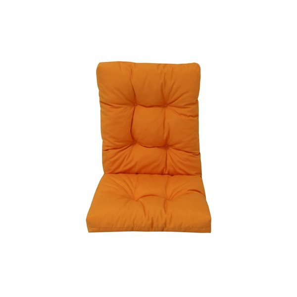 Orange patio outlet chair cushions