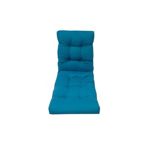 Bozanto Turquoise Patio Chaise Lounge Chair Cushion