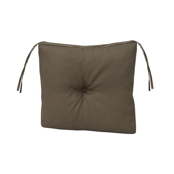 Coussin pour chaise de patio gris foncé de Bozanto