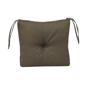 Coussin pour chaise de patio gris foncé de Bozanto