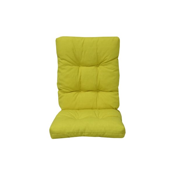 Bozanto Yellow High Back Patio Chair Cushion