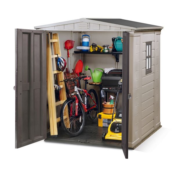 Keter Factor 5.83-ft x 6.42-ft Storage Shed