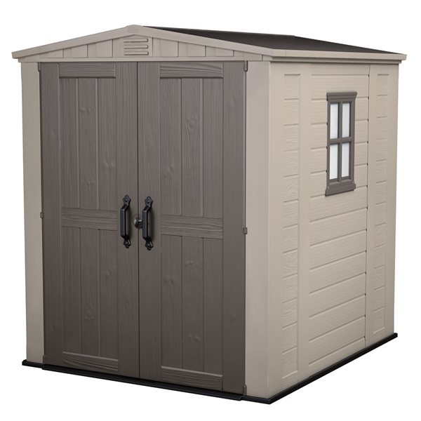 Keter Factor 5.83-ft x 6.42-ft Storage Shed