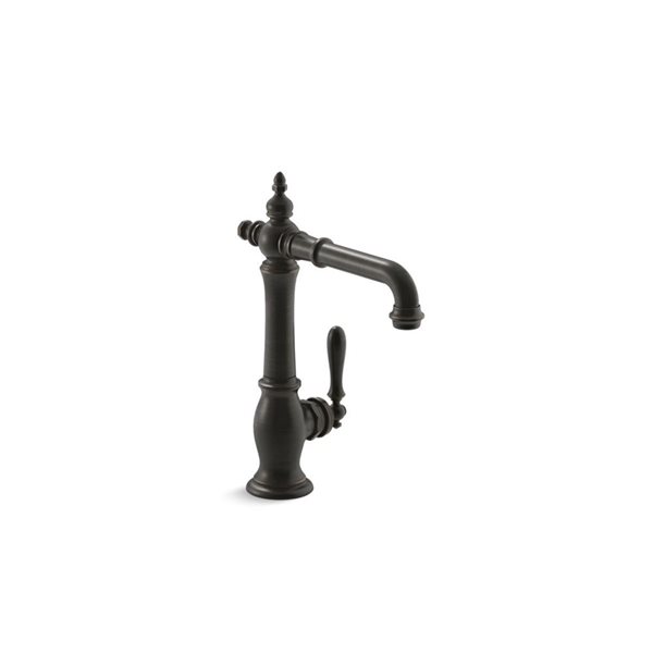 KOHLER Artifacts Oil-Rubbed Bronze 1-Handle Deck Mount Victorian-Style ...