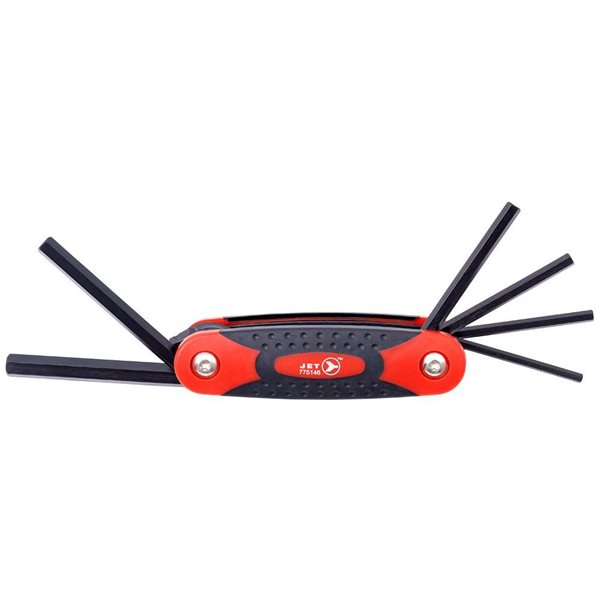JET 7-Piece SAE Folding Hex Key Set