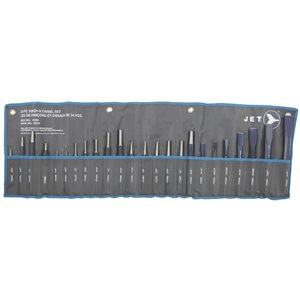Jet Equipment & Tool 24-Piece Punch and Chisel Set