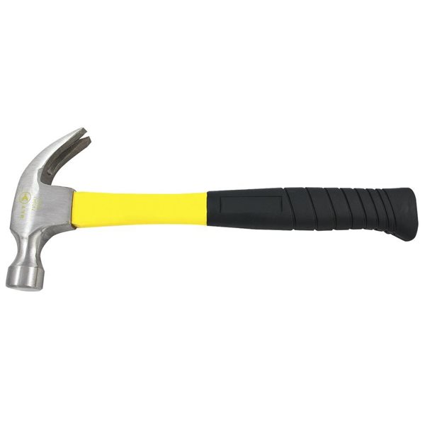 JET 16-oz Claw Hammer with Fibreglass Handle