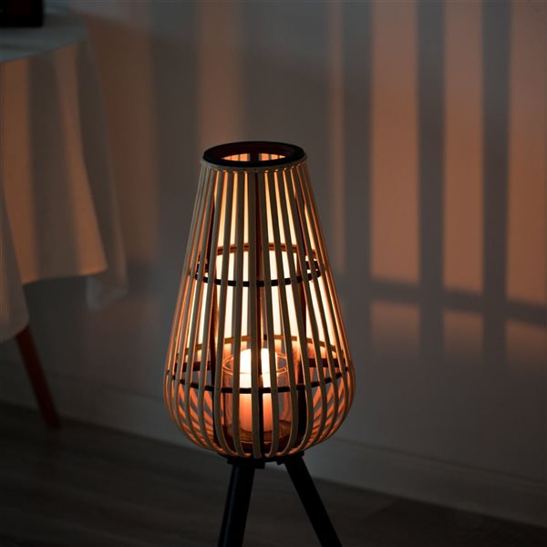 Vintiquewise Bamboo Lantern Candle Holder